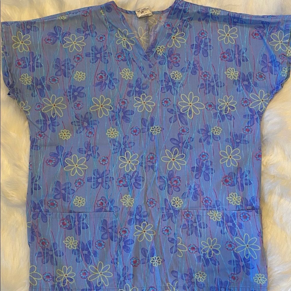 Scrub Top Sz S - Picture 2 of 4